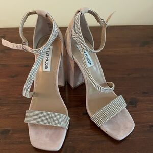 Steve Madden jeweled heel